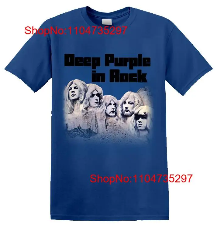 Vintage Fashion Knitwear - DEEP PURPLE 'In Rock' T 셔츠