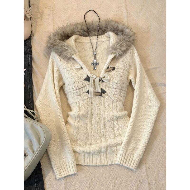 Vintage Fashion Korea - 스트리트웨어 후디 Y2K 고스 펑크 겨울