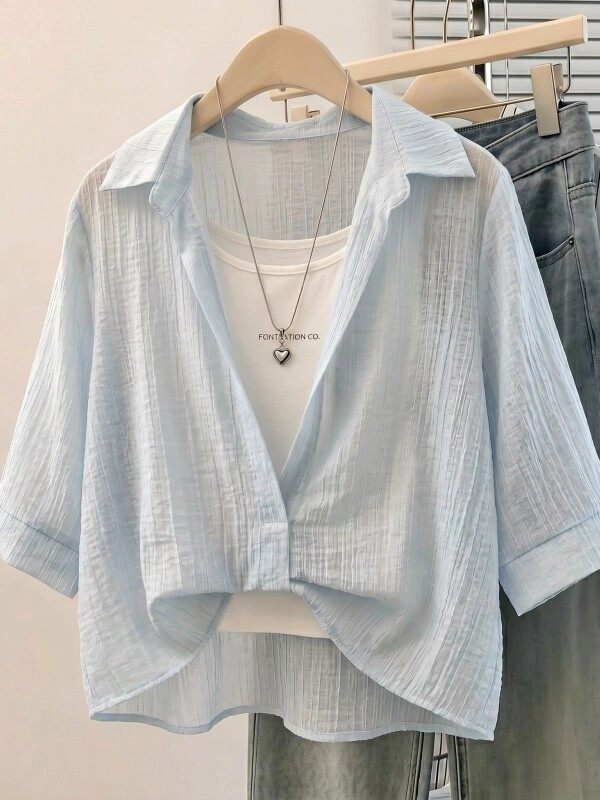 Vintage Fashion Years - 세련된 예술적 스타일 여성용 셔츠 스탠드
