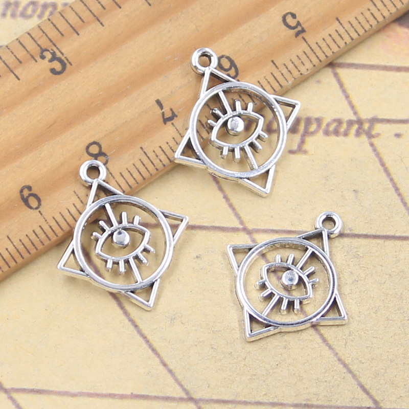 Vintage Fashion Finds - 20pcs 매력 광장 라운드 눈 20x18mm
