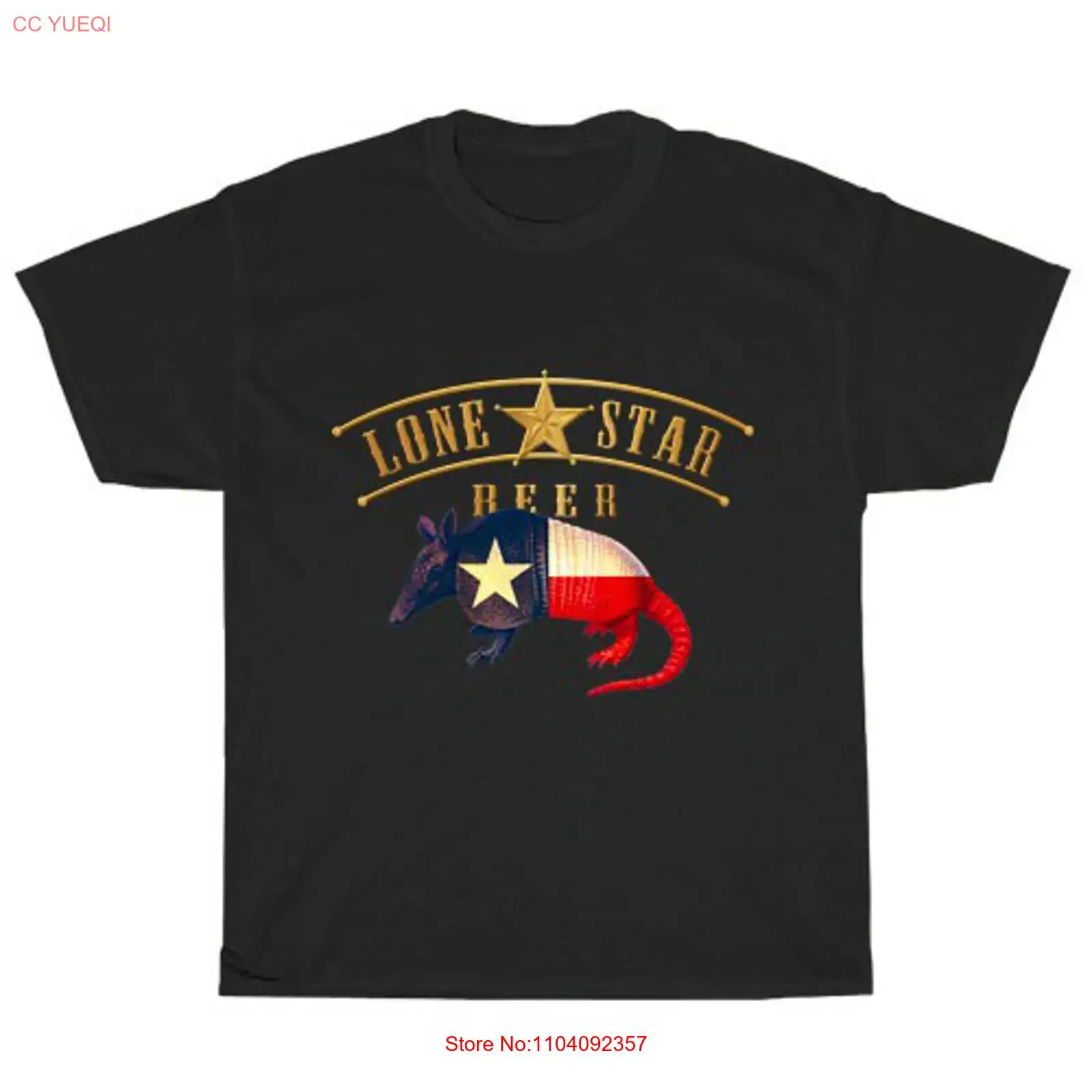 Vintage Fashion Knitwear - Lone Star Beer 로고 아메리칸 남성용