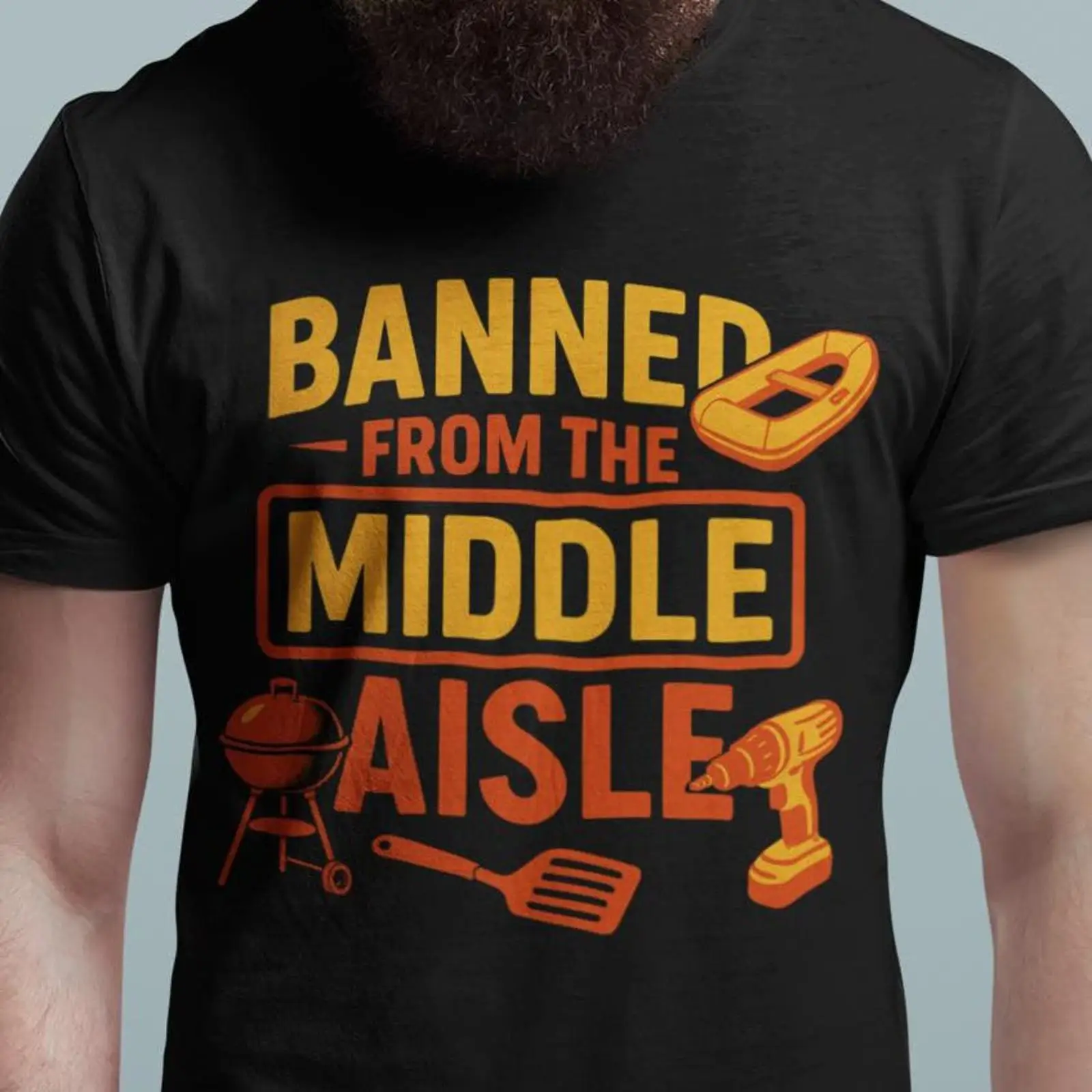 Vintage Fashion Buyer - 재미있는 아빠 티셔츠 Banned From The
