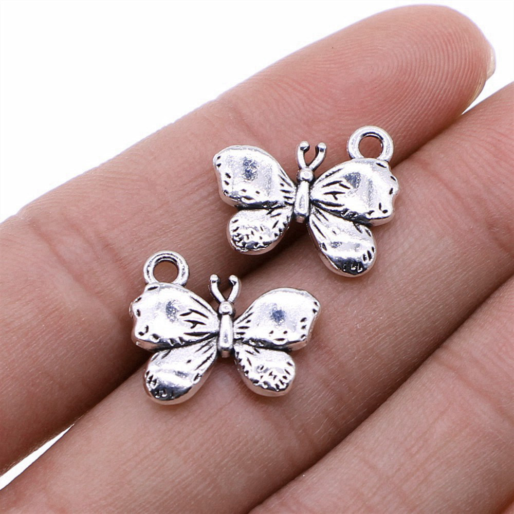 Vintage Fashion Jewelry Necklaces - 나비 레트로 곤충 참 펜던트 합금