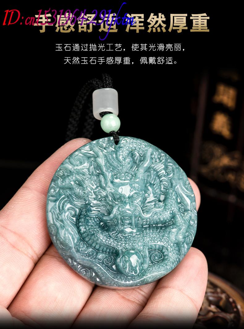 버마산 경옥 드래곤 펜던트 목걸이 여성용 선물 패션 액 - Vintage Fashion Jewelry Necklaces 리뷰 및 가격