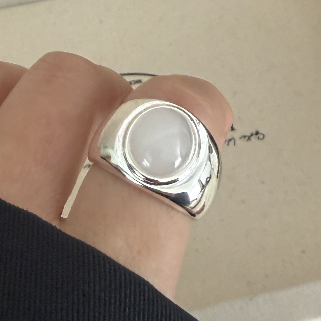 여성을위한 925 스털링 실버 반지 간단한 빈티지 수제 - Vintage Fashion Rings For Women 리뷰 및 가격