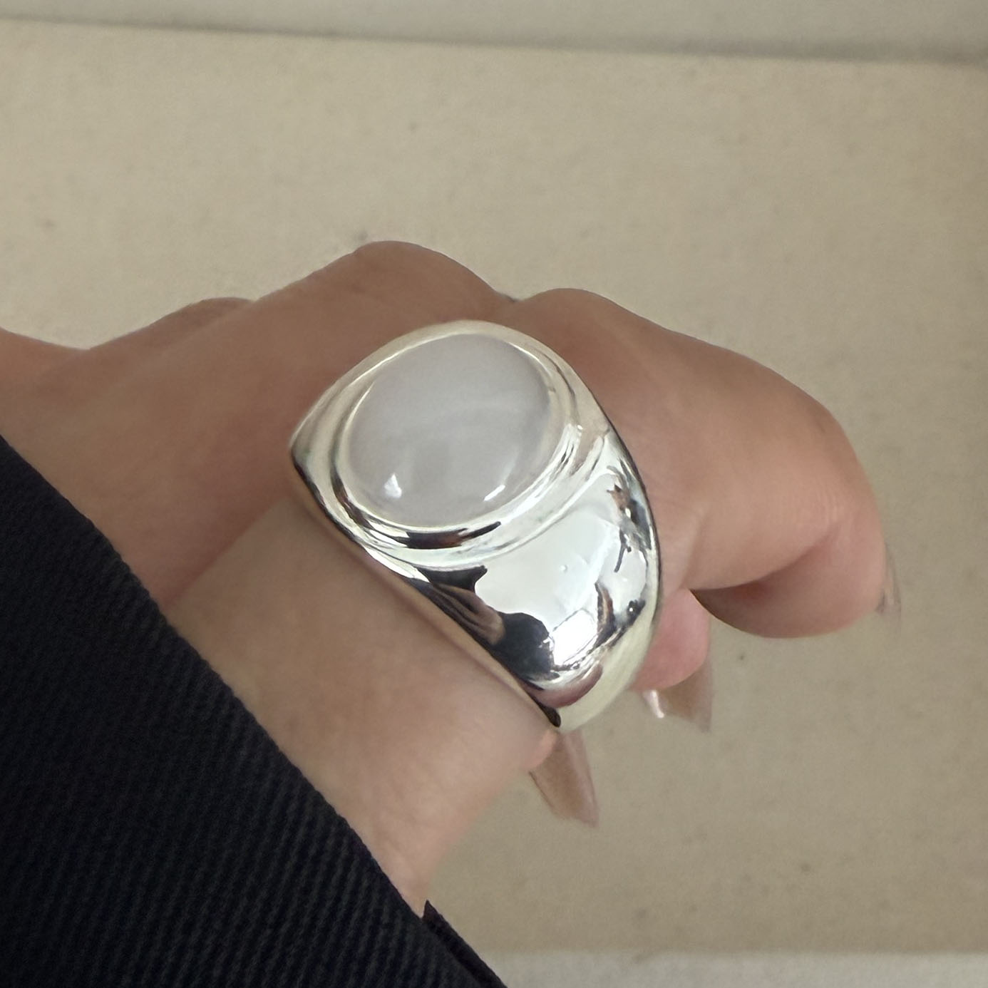 여성을위한 925 스털링 실버 반지 간단한 빈티지 수제 - Vintage Fashion Rings For Women 리뷰 및 가격