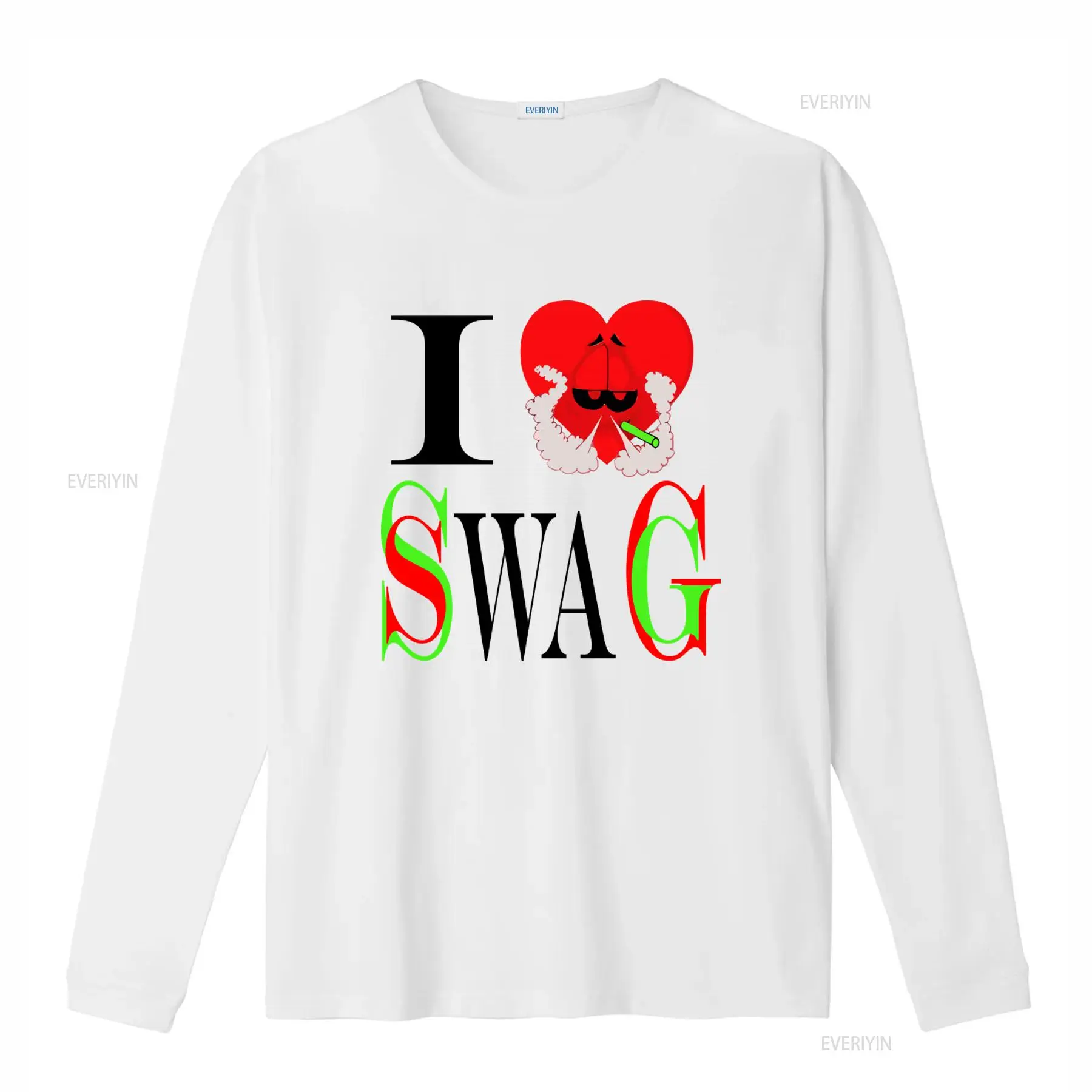 I Swag 하트 프린트 티셔츠 레트로 스타일 트렌디한 - Vintage Fashion Look 리뷰 및 가격