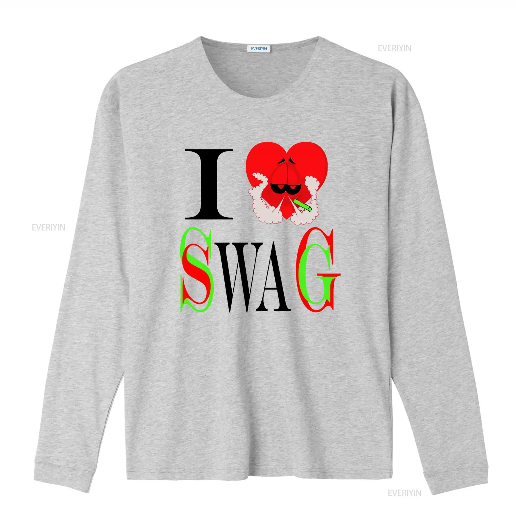 I Swag 하트 프린트 티셔츠 레트로 스타일 트렌디한 - Vintage Fashion Look 리뷰 및 가격