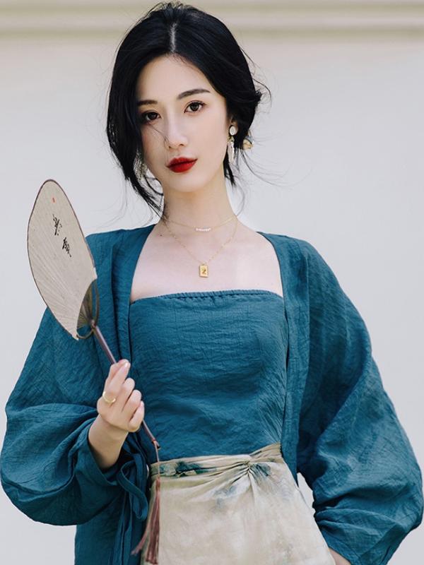 플러스 사이즈 플로럴 프린트 오픈 가디건 스트랩 홀터  - Vintage Fashion Years 리뷰 및 가격