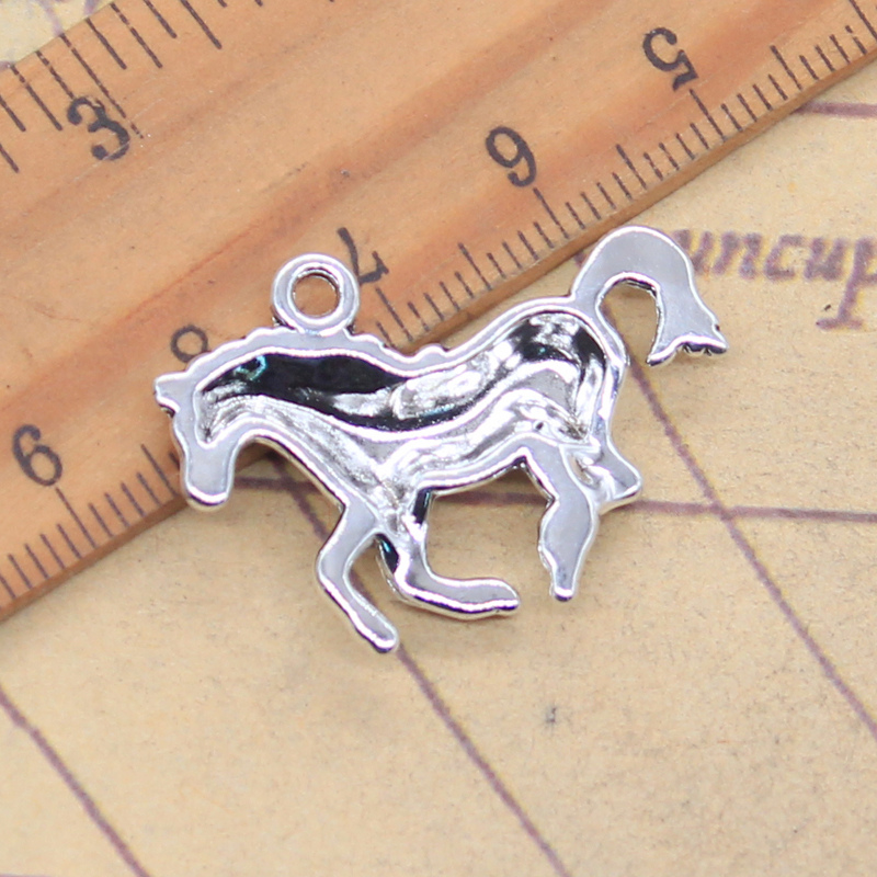 10개입 참 장식품 달리는 말 22x30mm 앤티크 실 - Vintage Fashion Finds 리뷰 및 가격