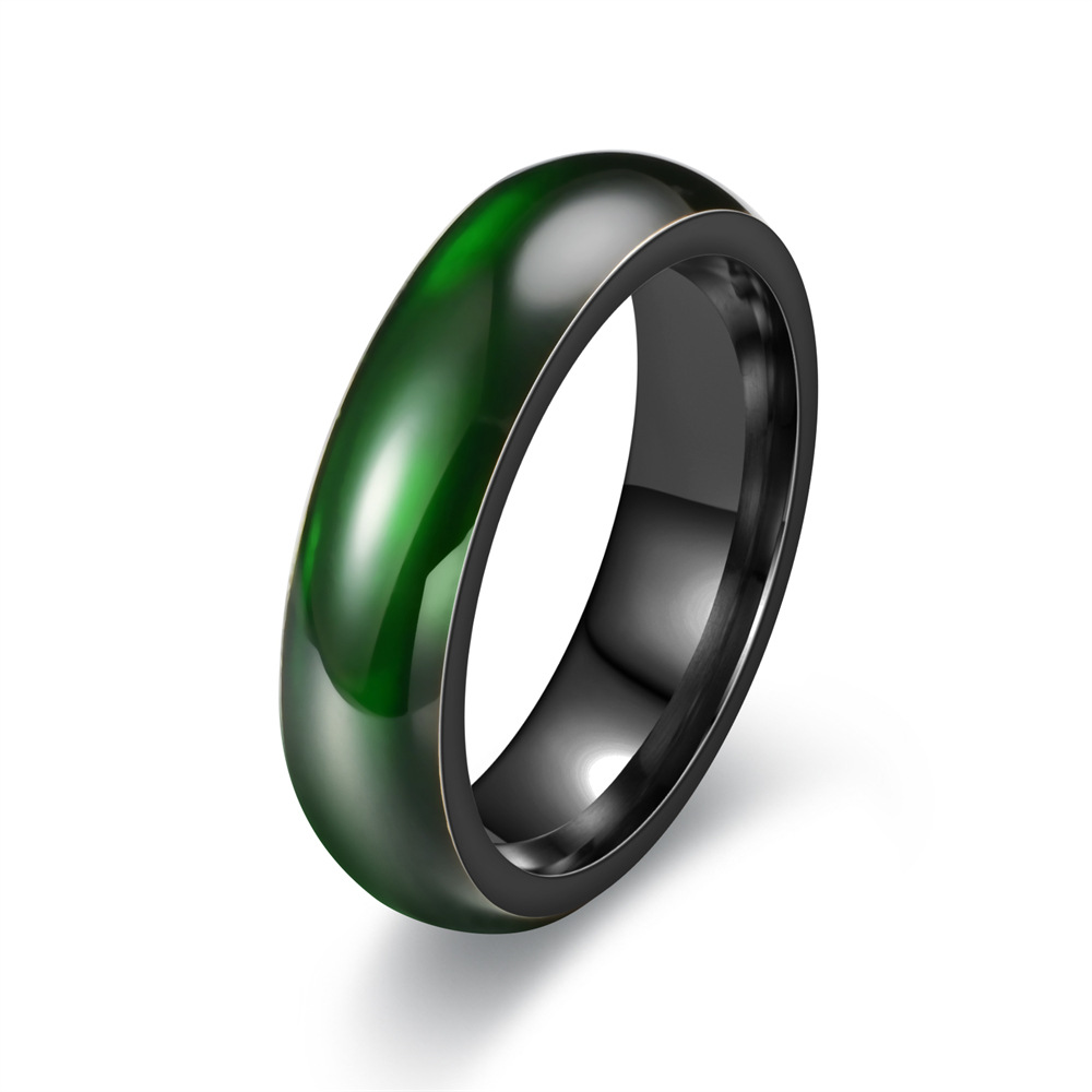 남녀공용 빈티지 인공 녹색 옥 스테인리스 스틸 반지,  - Vintage Fashion Rings For Women 리뷰 및 가격