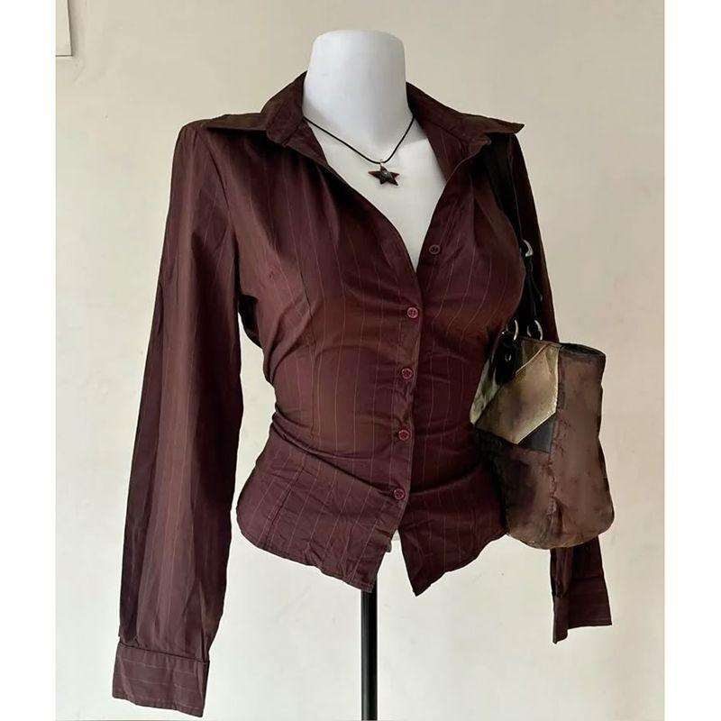 2025 여름 신상 레트로 클래식 셔츠 여성 한국 패션 - Vintage Fashion Korea 리뷰 및 가격