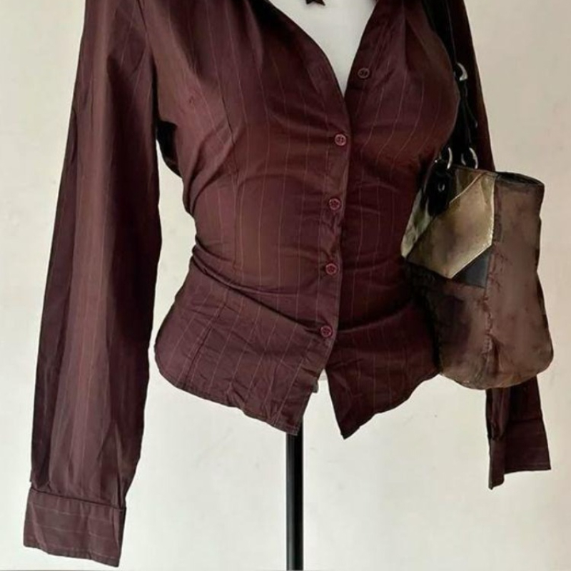 2025 여름 신상 레트로 클래식 셔츠 여성 한국 패션 - Vintage Fashion Korea 리뷰 및 가격