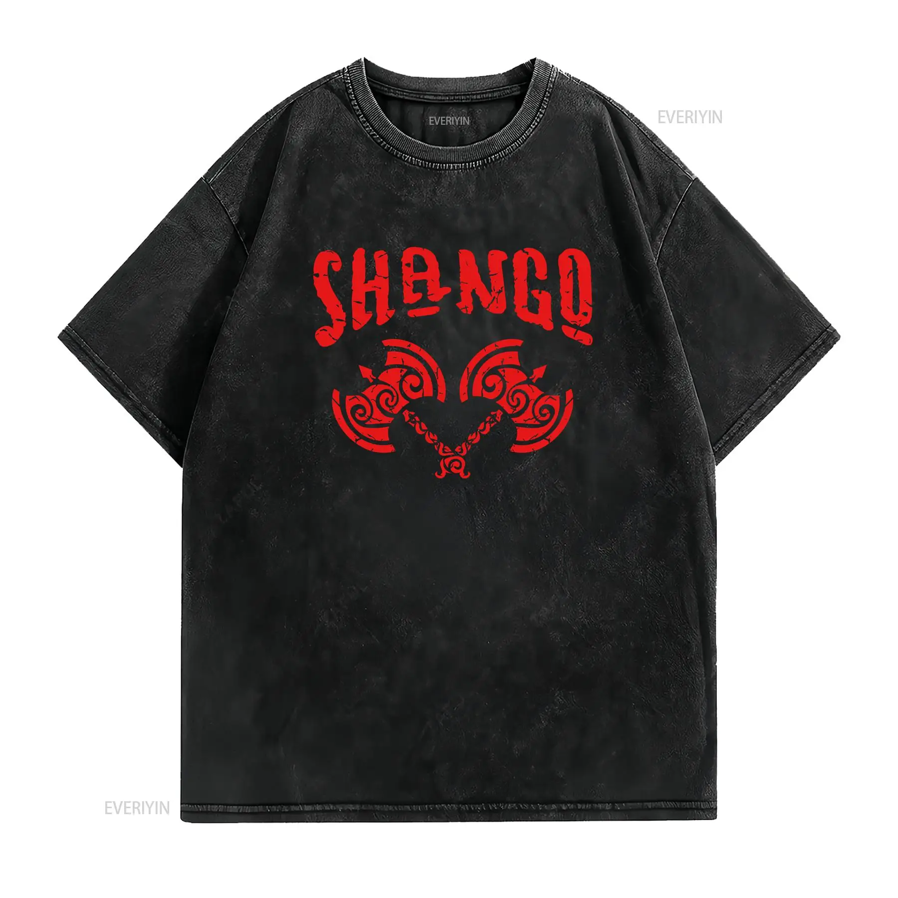 Shango 티셔츠 Xango Orishas Chang - Vintage Yoruba Fashion 리뷰 및 가격