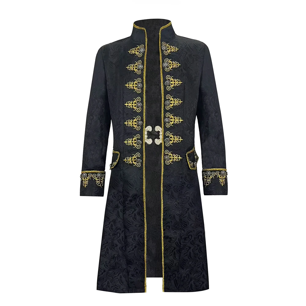 해적 코스프레 의상 남성용 빈티지 긴팔 중간 길이 재킷 - Vintage Victorian Fashion 리뷰 및 가격