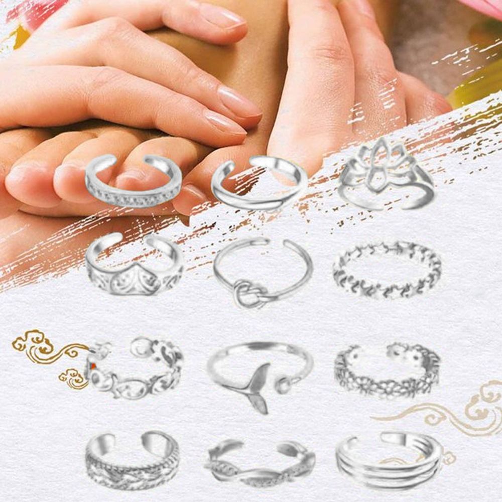 합금 비치 발가락 액세서리 연꽃 패션 쥬얼리 한국 스타 - Vintage Fashion Rings For Women 리뷰 및 가격