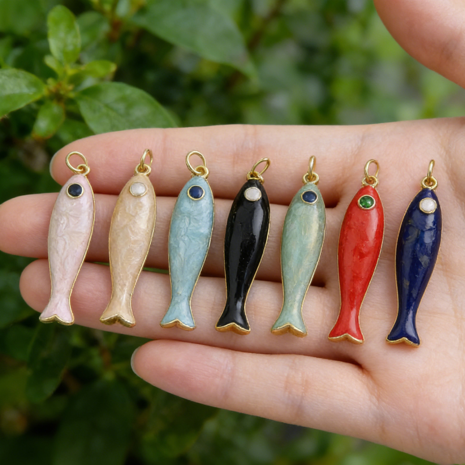 1PC 다채로운 색상의 구리 빈티지 슬림 롱 피쉬 미니 - Vintage Fashion Jewelry Necklaces 리뷰 및 가격