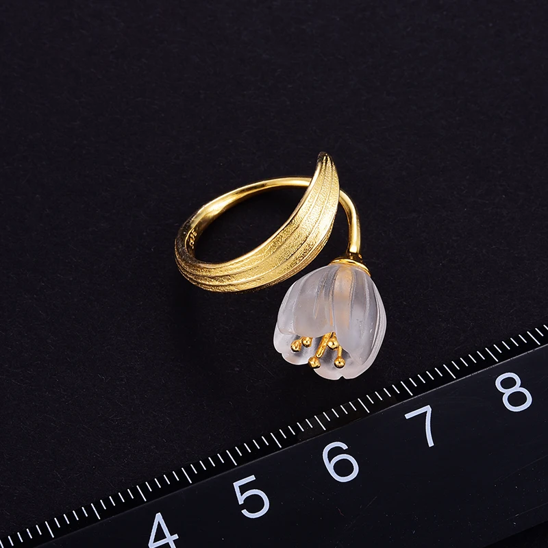 여성용 빈티지 스위트 골드 컬러 밸리 꽃 잎 오프닝 반 - Vintage Fashion Rings For Women 리뷰 및 가격