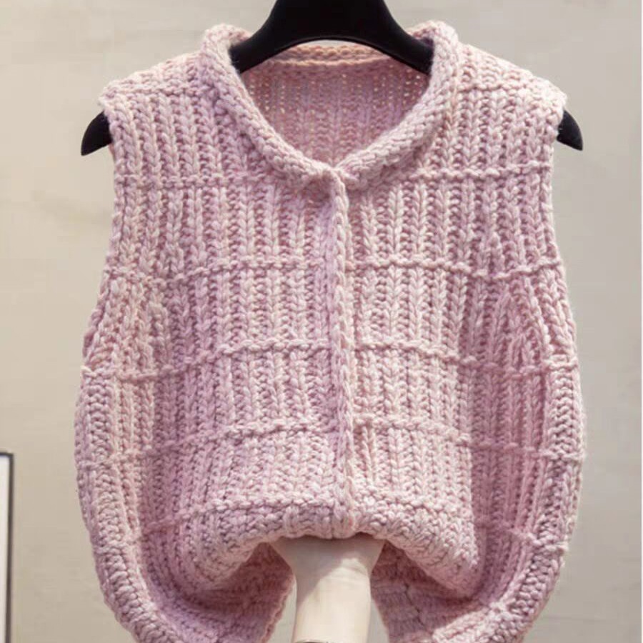 패셔너블한 나이 감소 효과 두꺼운 라인 카디건 라펠 니 - Vintage Fashion Newtown 리뷰 및 가격