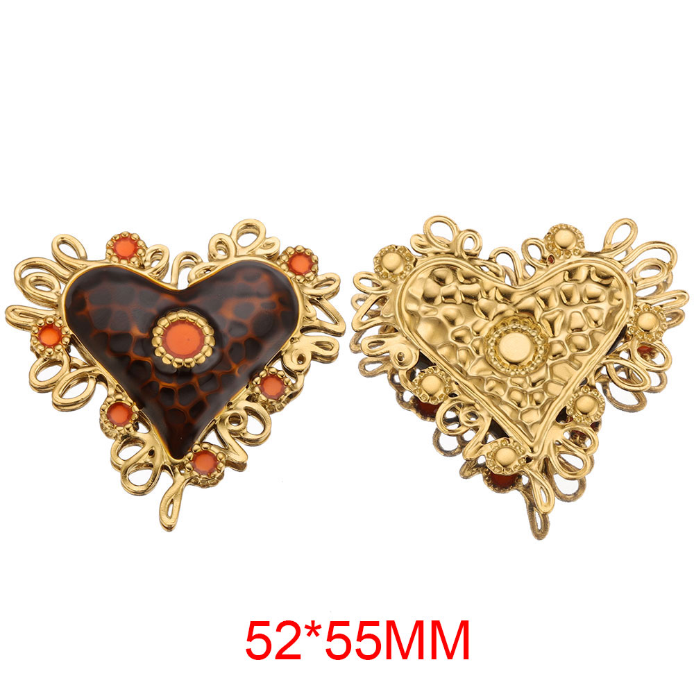 2개 55MM 스테인리스 스틸 빈티지 대형 바로크 브라 - Vintage Fashion Jewelry Necklaces 리뷰 및 가격