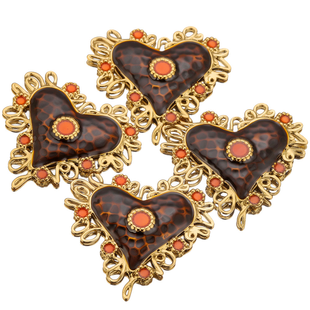 2개 55MM 스테인리스 스틸 빈티지 대형 바로크 브라 - Vintage Fashion Jewelry Necklaces 리뷰 및 가격
