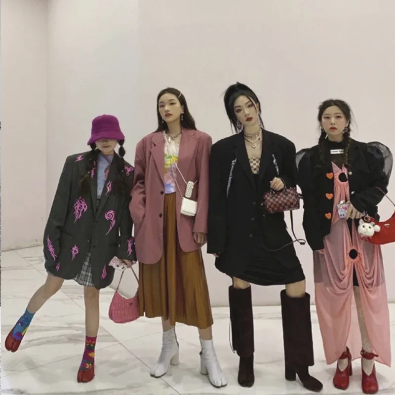 2026 빈티지 봄 패션 스플릿 토 여성 펌프스 청키  - Vintage Fashion Designers 리뷰 및 가격